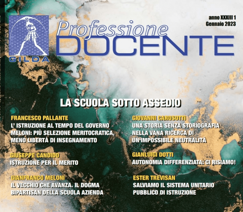 Il Nuovo Numero Di Professione Docente Di Gennaio Gilda Degli Insegnanti Caserta